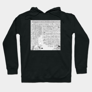 Love libraries Hoodie